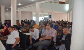 Para peserta Rapat Koordinasi Internal Ditjen SDPPI yang terdiri dari pejabat dan pegawai dari Kantor Pusat dan UPT di Indonesia