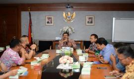 Dirjen SDPPI Ismail memberikan arahan serta amanah kepada pejabat yang mendapatkan promosi dan rotasi pada acara serah terima jabatan di Jakarta (25/6).