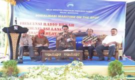 Sosialisasi Maritime On The Spot dengan Tema Frekuensi Radio Benar Komunikasi Lancar Aman Berlayar dengan Menampilkan Para Narasumber dari masing-masing Kementerian 25/9 2019