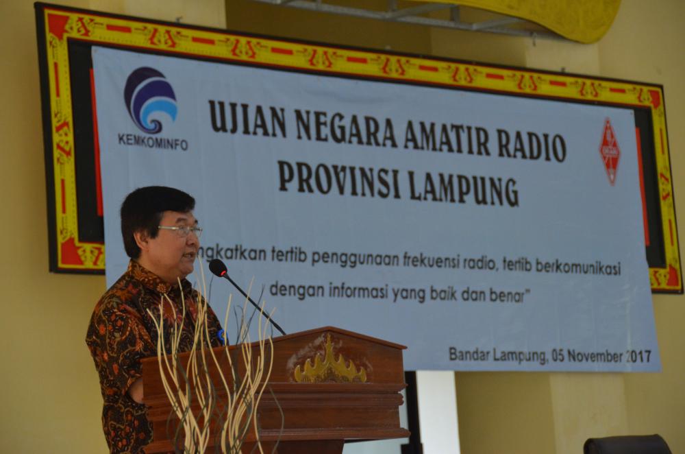 Ilustrasi: Sesditjen SDPPI Sadjan membuka kegiatan  Ujian Negara Amatir Radio