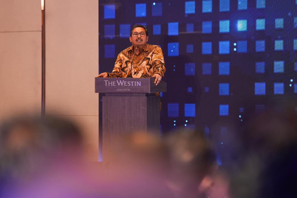 Ilustrasi: Dirjen SDPPI memberi sambutan pada kegiatan Mastel’s 5G Summit 2022 bertempat di Hotel Westin, Jakarta, Kamis (24/11/2022).